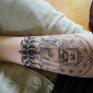My first tattoo, Buddha!