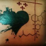 #Heart #tattoo #inkheart #chemistry #love