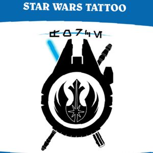 Original tattoo idea: Star Wars inspired. Created by Lauren "FMLaah" Ferreira.