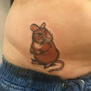 Brown mouse by Natalie Morguette at Skins and Needles, Middlesbrough
