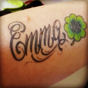 Tattoo uploaded by Ellen • My daughter's name. Because she's my lucky miracle. • Tattoodo Tattoo uploaded by Ellen • My daughter's name. Because she's my lucky miracle. • Tattoodo