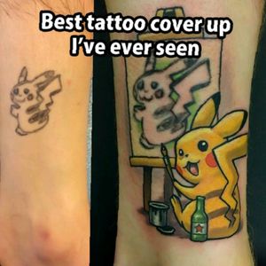 Haha had to share this one 😂 👏 #coverup #CoverUpTattoos #funnytattoos