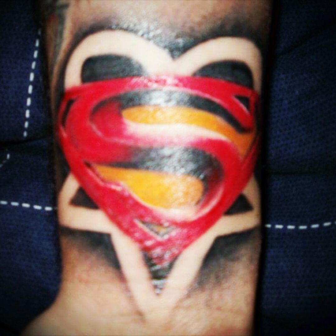 Superman Tattoo Design