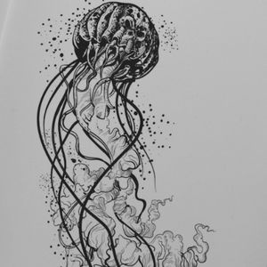#jellyfishtattoo #jellyfish #sketch #zoom #blackink #ink