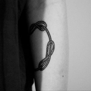Inked on me #rope #knot #tattoo #armtattoo #black #french