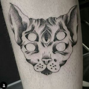 Five-eyed cat. Custom made design!