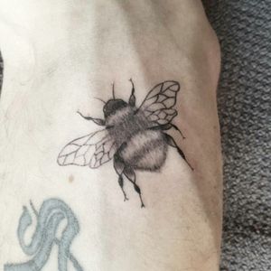 Realistic bumblebee I did on my colleague.