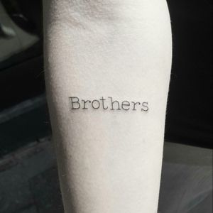 An ode from a sister to her brothers #typewriterfont