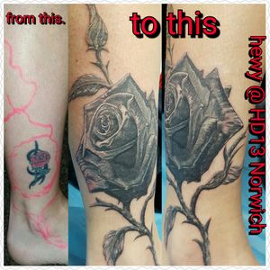 Cover up. Flite v2, t-tech fusion op greys. 3 hours. #bng #blackandgrey #rose