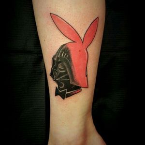 A Darth-Vader-Playboy-bunny... xDArtist: Basil,Tattoo Harbor#darthvader #starwars #playboy #bunny