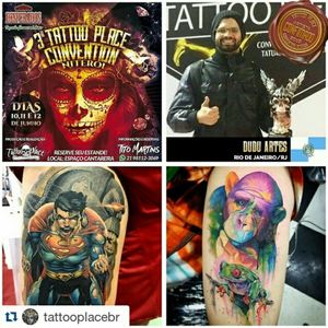 Dudu Artes, artista confirmado na #TattooPlaceNiteroiTatuador use #tattooplace | Tatuado use #tattoopride VEM AÍ 3ª TATTOO PLACE CONVENTION! INFO: @totimartins | #tattoo #love #tattoos #tatuagem #tatuaje #tatouage #artist #tattooartist #ink #inked #tattoodo #inkmaster #tatuador #tatuadores #tattooist #tattooed #tattoolife #tattoooftheday #tattooplaceconvention #tattooconvention #niteroi #niterói #saogoncalo #guiadeniteroi #riodejaneiro #electricink #follow @totimartins @tattooplacebr @tattoopridebr @gibigirls @inkedmodelsbr