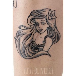Ariel #ariel #mermaid #TheLittleMermaid #littlemermaid #pequenasereia #sereia #dotwork #pontilhismo #pontillism #disney #disneyprincess