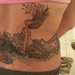 Second Mermaid to finish cover up #tattoobysid #mermaidtattoo