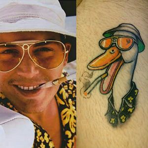 Hunter S Duck by #millhaustattoo