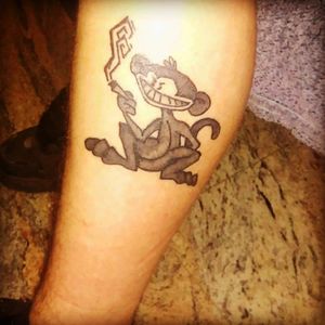 #crazytattoos  #monkey  #tattoo #rapide