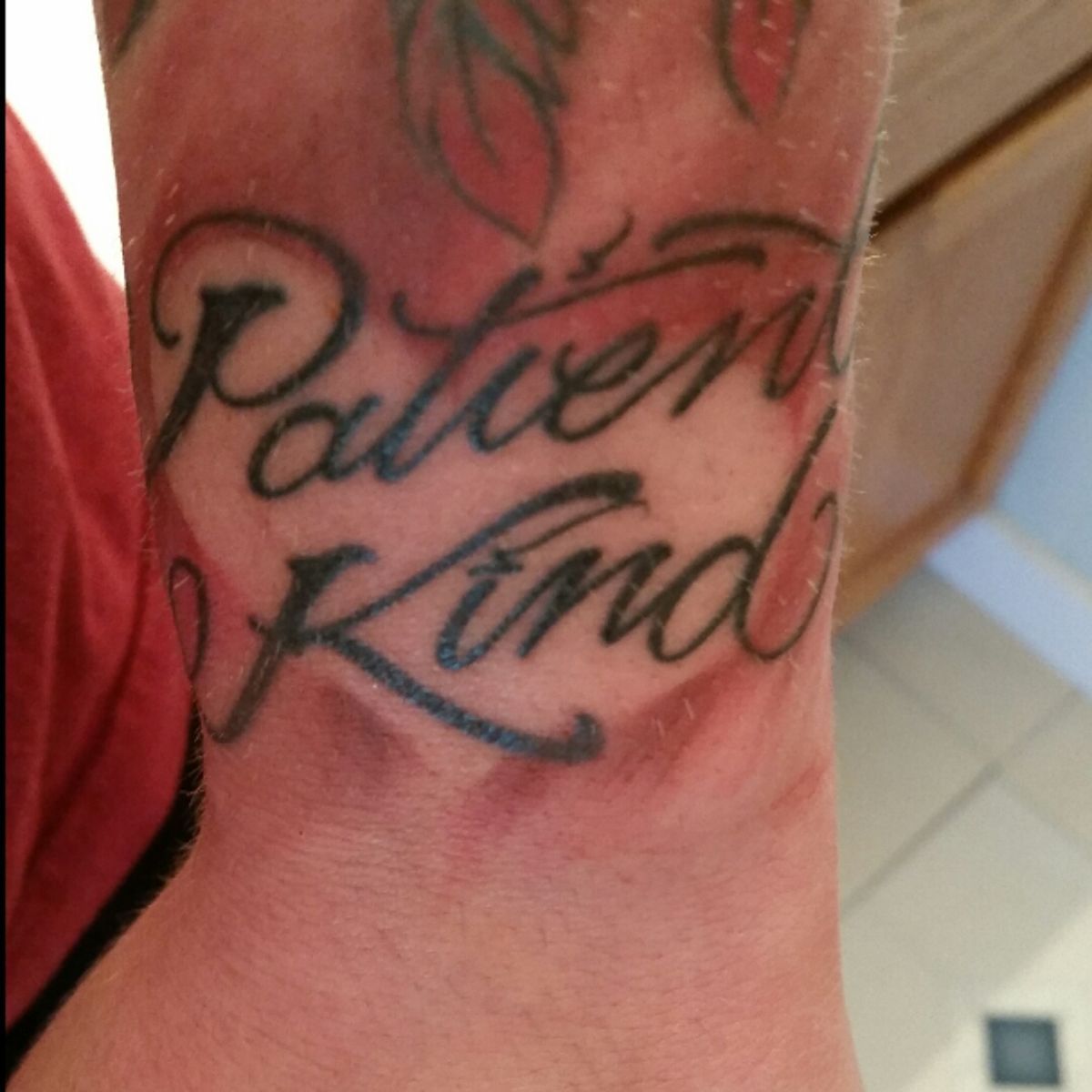 Tattoo uploaded by Brandon Gubish • "Love is Patient. Love is Kind." Tattoo done by Adam Lerch