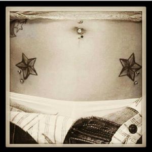 nautical star hip tattoo