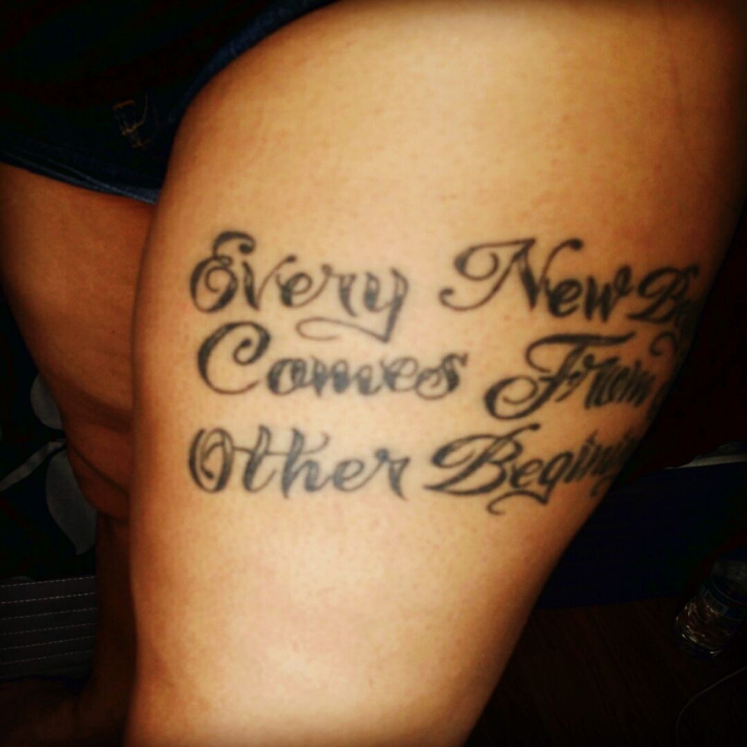 new beginning quotes tattoo