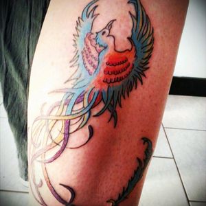 This is my Phoenix on my right leg