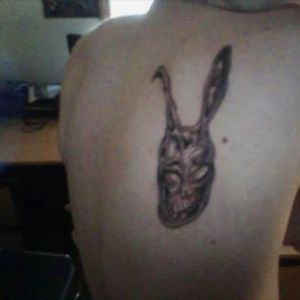 First tattoo of Frank the  bunny