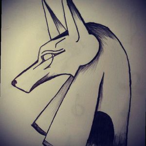 #draw #tatoo #forfriend #inked This one is my first drawing for a Friend who's wanted to have Anubis, the egyptian God on his arm.