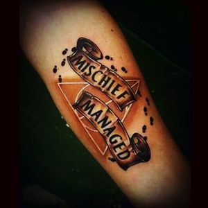 I might get a Harry Potter themed tattoo but ya never know. #harrypotter #mischiefmanaged #horcrux #iwantsomethinglikethis #iwant #cleanink #clean #like