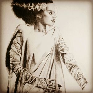 WIPThe bride of Frankenstein.💀