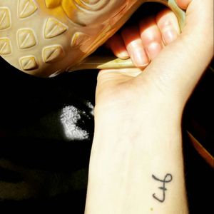 The letter F for my maiden name. #wristtattoo #letterF  #initaltattoo