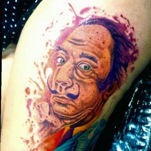 Salvador Dali #tattoo #salvadorDali #dali #watercolor #electricink #tattooartist #surrealismo