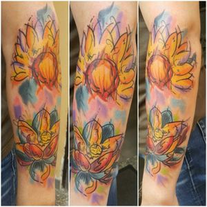 @AlexP90  flowers watercolor #followme #support #supportpage #flowers #watercolor #today #art  #artist #artlife #tattoolife #tattoolove #friends #ink #inked #tattoo #tattoogirl #tattoos #sardinia #italy