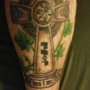 Go deo i mo chroi. Gaelic. Forever in my heart Ogham script is Saoirse, my daughter's name