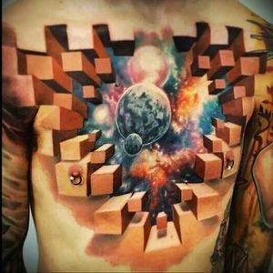 Amazing chest piece by Jesse Rix
