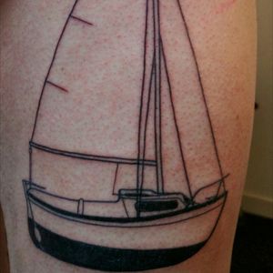 Capelan by Malaka at The Tattoo Shop Brussel #sailor #boat