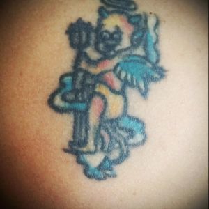 My frist tattoo . I was 16 years young .
