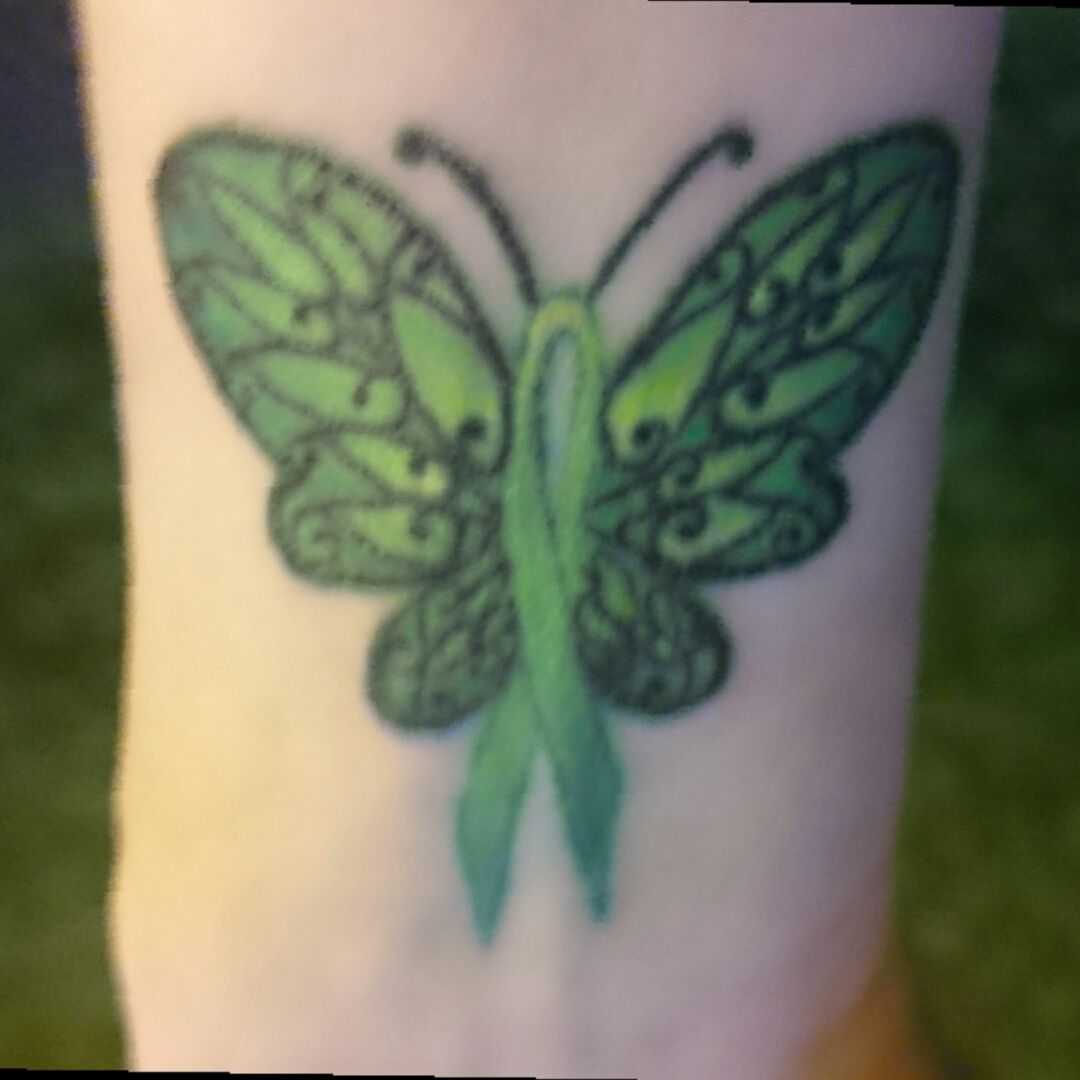 Tattoos by JasminEllen  A cerebral palsy butterfly in memory of her uncle  for Chantal the other day Thanks for the trust   Facebook