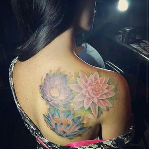 Lotus tattoo by C Rene N Ruiz #CostaRica #Flowers #lotustattoo