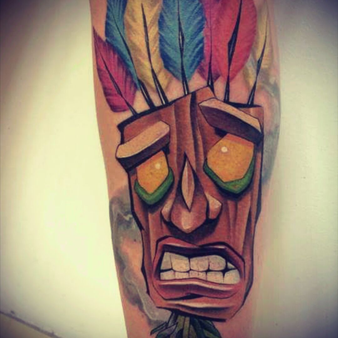 Tattoo uploaded by Bart dead • #ukauka #crashtattoo #gamerstattoo
