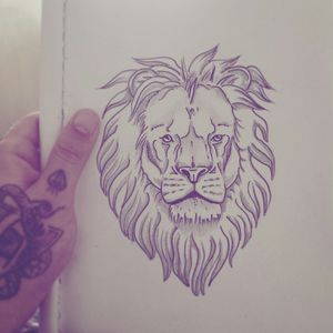 #lion #drawing #sketch #neotraditional