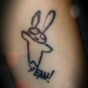 My rabbit :D #yeah #rabbittattoo #rabbit #keinebedeutung #just4fun #tattootagerosenheim #2012