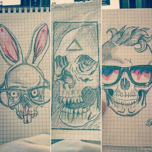 #skull #funny #tattoodesign  #sketch #drawing