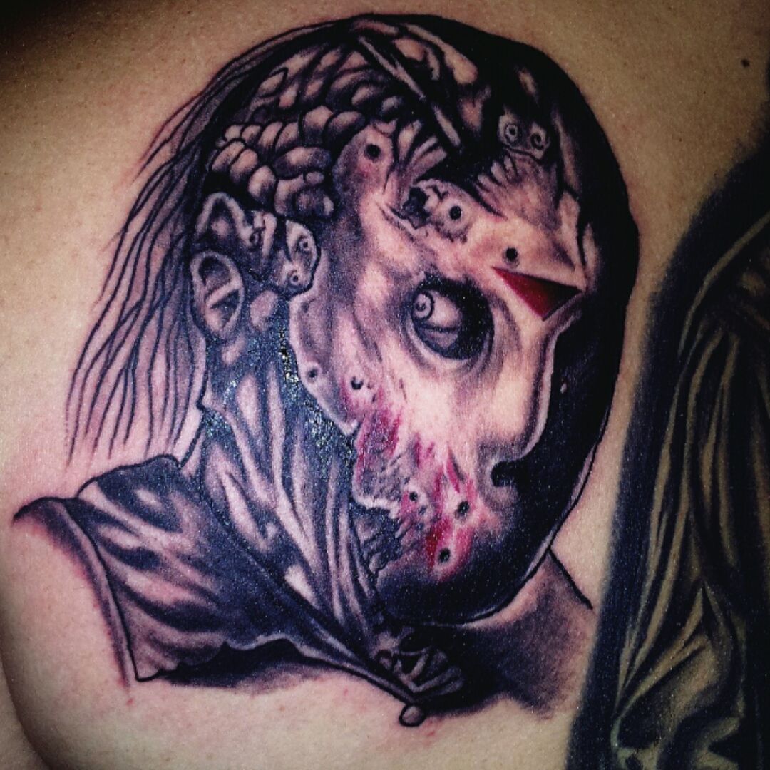 The Jackal 13 ghosts by Chandra Robinette Get Ink Tattoo LLC  Springfield OR  rtattoos