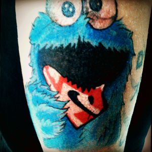 #CookieMonster #TattooAndBarberShop #Chihuahua