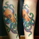 Octopus I did a while back ago #octopus #color #polvo #colorido