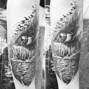 he costumer brought this design. Did some changes but cant get the credits from it. If you know who have made this composition please write it on comments #tattoo #tattoo #tattooart #tattooartist #tattooartists #art #artist #artwork #bodyart #ink #inked #eyetattoo #blackandgreytattoo #nature #natureart #blacktattoo #blacktattoos #blacktattooart #blacktattooartist #darkart #darkartists #chaoscrew #chaoscrewtattoo