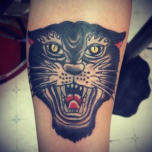 Hellcat Tattoo by Robby Galvan