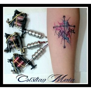By Cristian Maia #drawin #tattoo #tattoos #ink #inked #tattooed #tattoist #art #design #instaart #instagood #sleevetattoo #handtattoo #chesttattoo #photooftheday #tatted #instatattoo #bodyart #tatts #tats #amazingink #tattedup #inkedup #inkdgirls #tattooedlife #tattoocollection  #bodyart #tattooculture #artenapele #tatuaje #watercolor