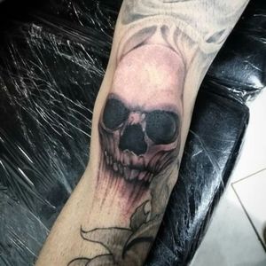 #Tattoo #tattoodf #blackandgrey #skull #DarkArt #rafaelfreitas13 #tattoorec