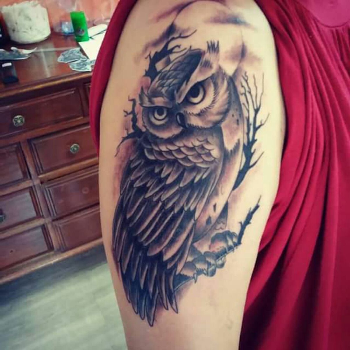 Tattoo uploaded by Fernando coruja🦉 • Owl tattoo • Tattoodo