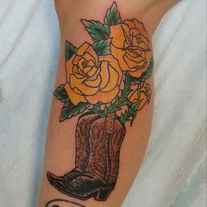Knocking boots #traditionaltattoo