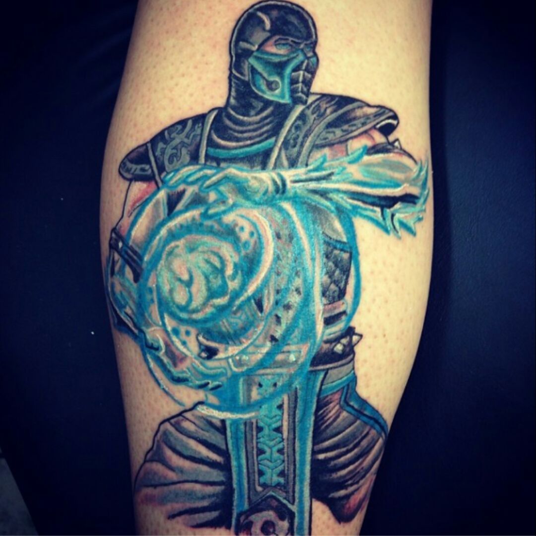 Tatuagem tattoo Subzero  Scorpion  Mortal Kombat  YouTube